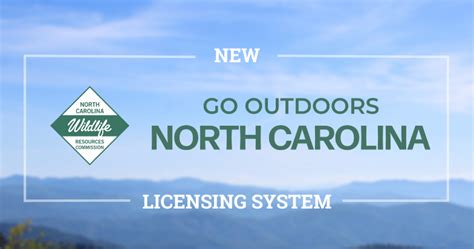 Welcome to Go Outdoors North Carolina! This System Provides The Following Services: Purchase fishing, hunting, and trapping licenses including Lifetime Licenses